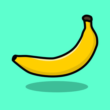 Ripe yellow banana |one ripe little banana 