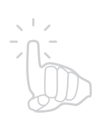 Click here icon. vector illustration