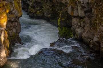 Rogue River Gorge Oregon, America, USA.
