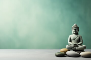 Meditation themed background large copy space - stock picture backdrop