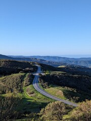 Fototapeta premium winding road in the mountains