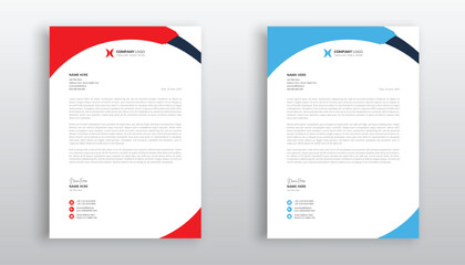 creative and modern business letterhead template