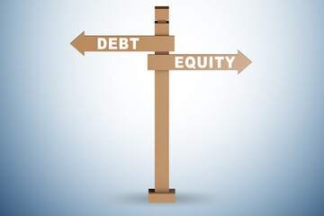 Debt or equity concept as financing options