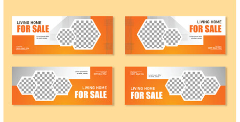 Dynamic Horizons: Facebook Banner Vector Art