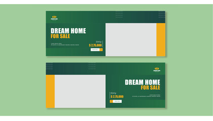 Dynamic Horizons: Facebook Banner Vector Art