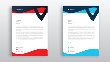 creative and modern business letterhead template
