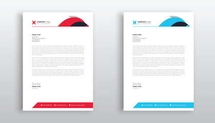 creative and modern business letterhead template