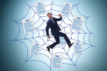 Businessman caught in the web of taxes