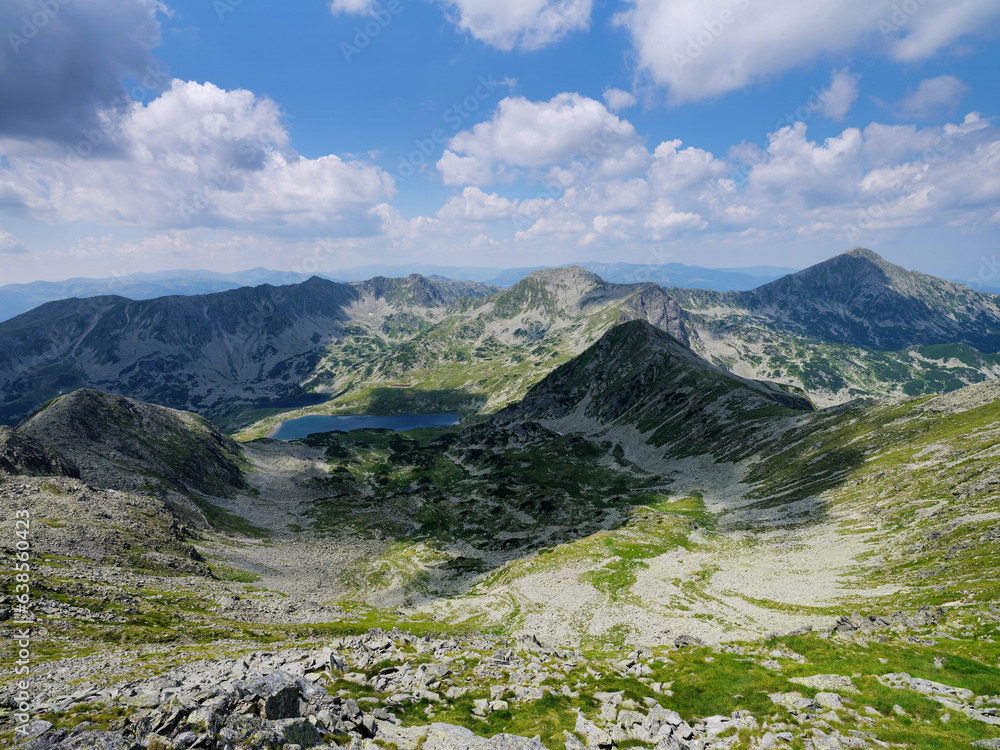 Wall mural amazing summer mountain landscape in retezat national park, romania, europe