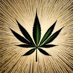 cannabis leaf background