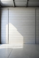 Obraz premium photo of clean garage minimal background