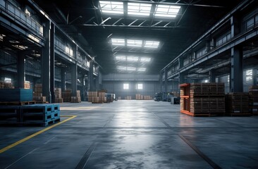 Factory building warehouse for industry premises