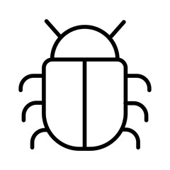 Outline Bug icon
