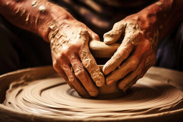 Crafting Connection: Potter's Wheel Elegance