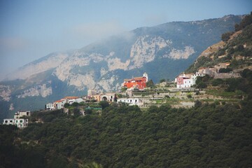 Fototapeta na wymiar Views from Ravello on the Amalfi Coast, Italy