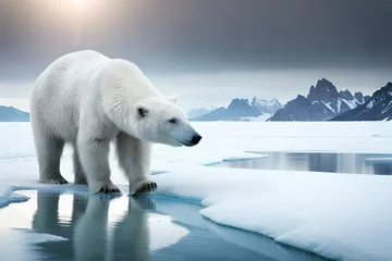  polar bear in the snow © Muhammad