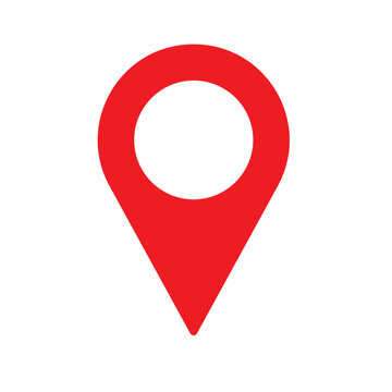 red map pointer
