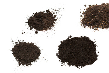 Black land for plant.