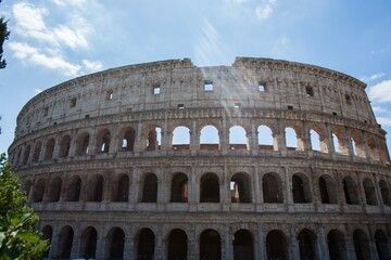 Naklejka premium Views from the Colosseum in Rome, Italy