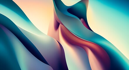 abstract blue background - generative ai