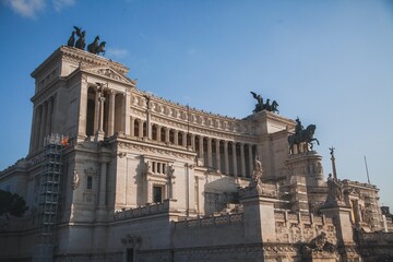 Fototapeta na wymiar Victor Emanuele II Monument in Rome, Italy
