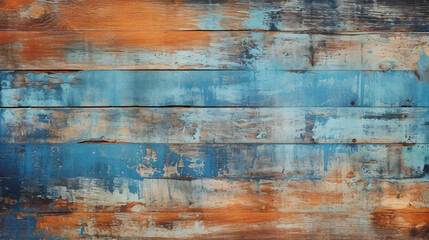 Obraz premium Grungy painted wood texture as background. Wooden old texture. Vintage finish.