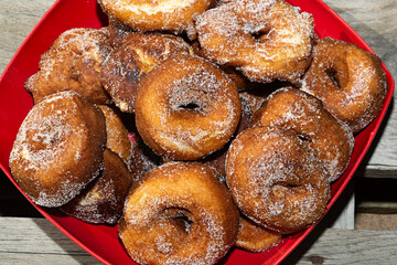 Rosquillas hechas en casa.