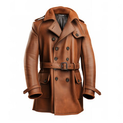 Coat, isolated on white background