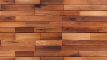 Fototapeta premium Seamless Wood Parquet Texture - Wooden Background Texture