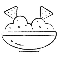 Hand drawn Hot Chocolate icon