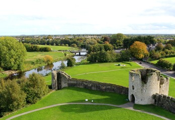 views from trim castle in ireland