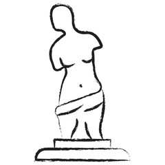 Hand drawn Venus DeMilo  icon © Icongeek26