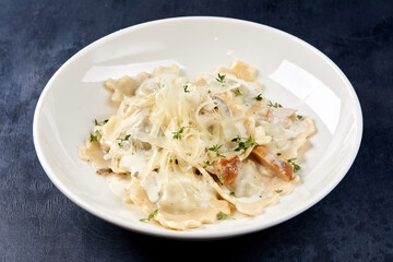ravioli with spinach