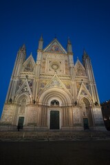 Cathedral of Orvieto, Duomo di Orvieto.The Gothic façade of the Orvieto Cathedral is one of the...