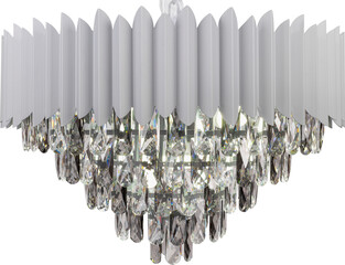 Pendant Light Isolated on white background. Modern interior lighting. Home interior decoration