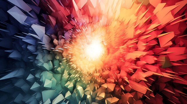 He unleashed a powerful blast, leaving destruction in its wake.