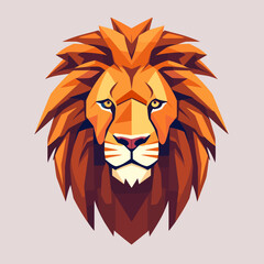 Fototapeta na wymiar Lion Symbol – Cute Lion Cartoon