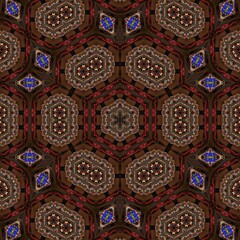 Abstract colorful kaleidoscope background