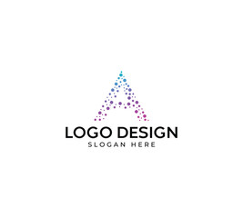A letter logo design on luxury background. A monogram initials letter logo concept. A letter icon design. A elegant and Professional black letter icon on white background.