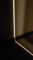 隙間から漏れる光線