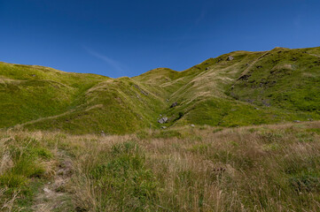 Paesaggio di montagna in Appennino emiliano d'estate