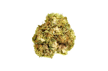 Medical marijuana flower. Close up cannabis flower. Medical marijuana bud. Weed buds. Cannabis...