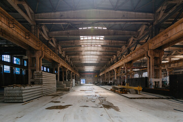 Reinforced concrete slabs production line