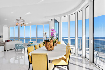 Interior view taken from an apartment somewhere in Miami