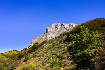 Views of Beriain mountain and surrounding area in the Basque Country (Spain)