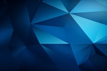 Fototapeta premium Background a vibrant abstract composition with geometric shapes in shades of blue