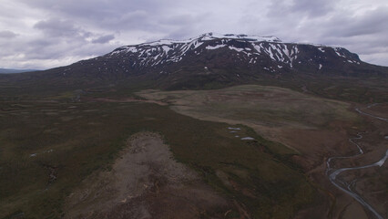 The Blafell is a peak in South Iceland, located east of the glacier Langajökull and has an...