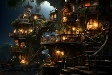 A Tale of Two Worlds: The Forging Ground and the Lofty Escape