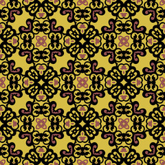 Template for your design. Ornamental elements and motifs of Kazakh, Kyrgyz, Uzbek, national Asian decor for packaging, boxes, banner and print design. Vector. Carpet. Nomad style.