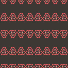 Decorative seamless pattern with geometric pattern can be used for backgrounds, motifs, textile, wallpapers, fabrics, gift wrapping, templates. Design Paper For Scrapbook. Vector.